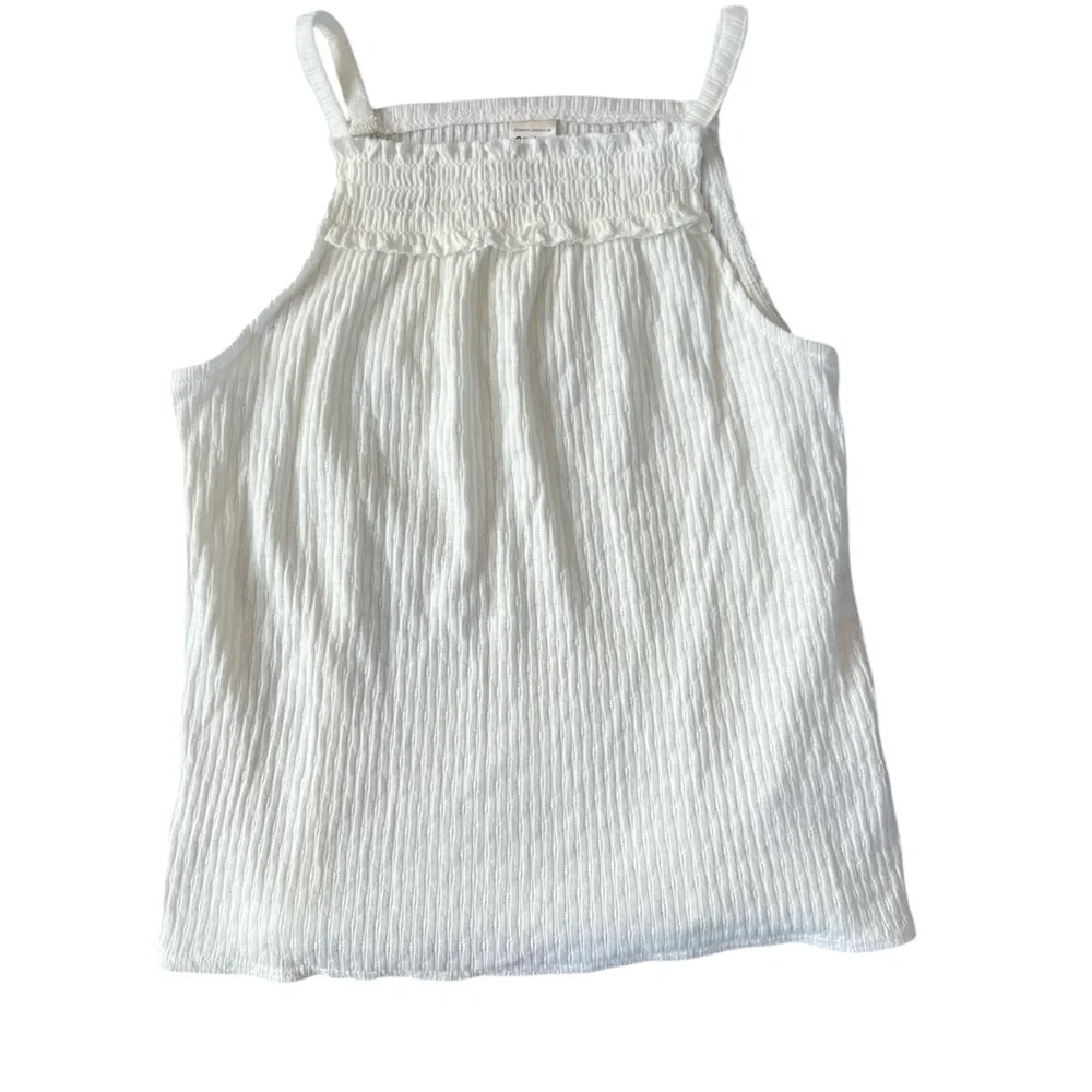 Oshkosh Girl’s White Textured Smock Tank Top | size 8
